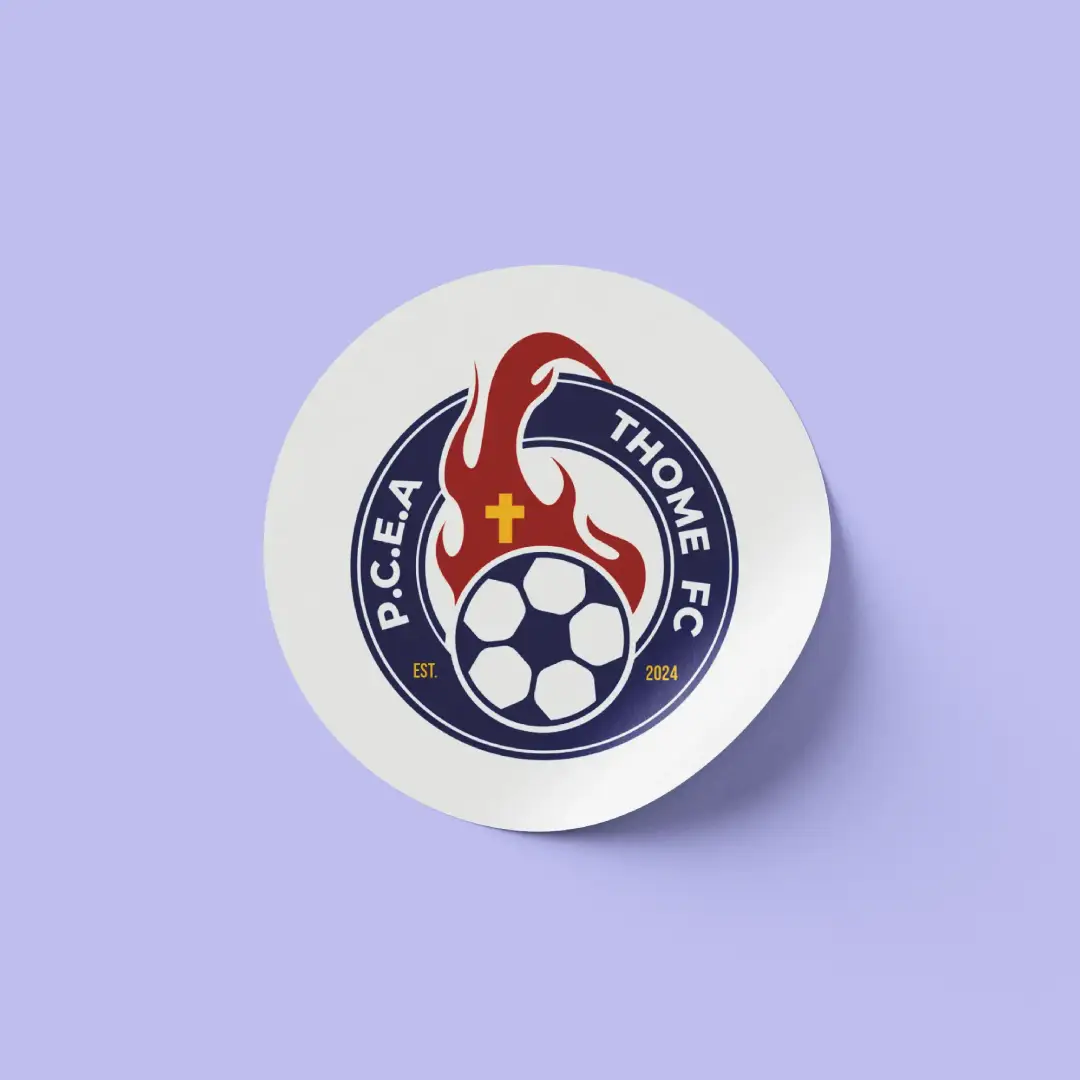 P.C.E.A Thome FC Sticker - Image 3